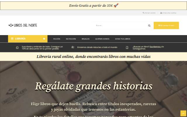 Libros del norte storefront