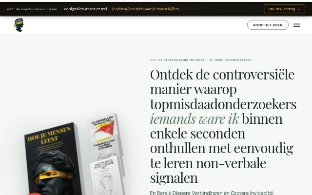 Hoe Je Mensen Leest — Lichaamstaalbijbel storefront