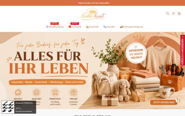 licht-haut storefront