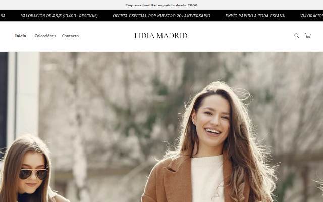 Lidia Madrid storefront