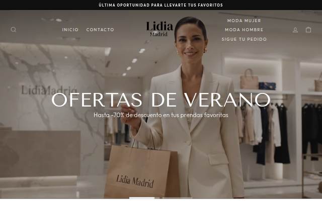 Lidia Madrid storefront