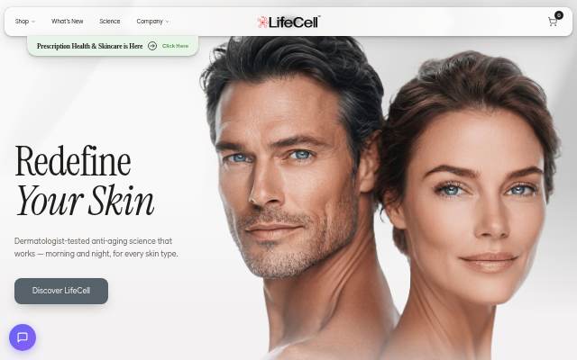 LifeCell storefront