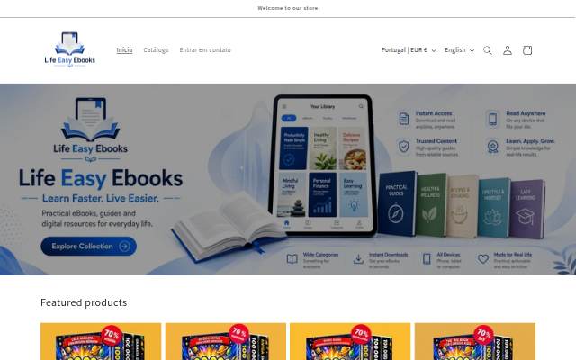 Startseite von Life Easy Ebooks