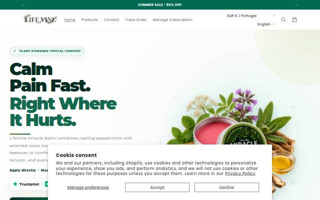 LifeVine storefront