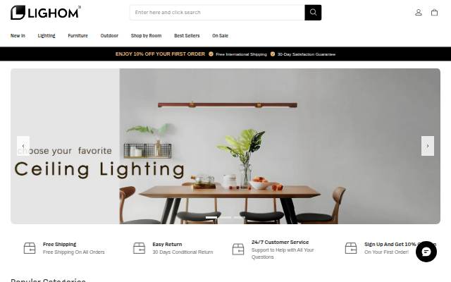 Lighom storefront