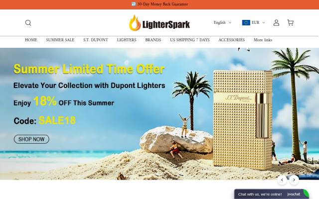 lighterspark storefront