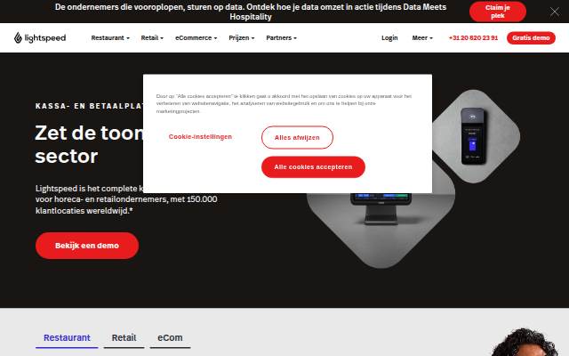 Vitrine de Lightspeed