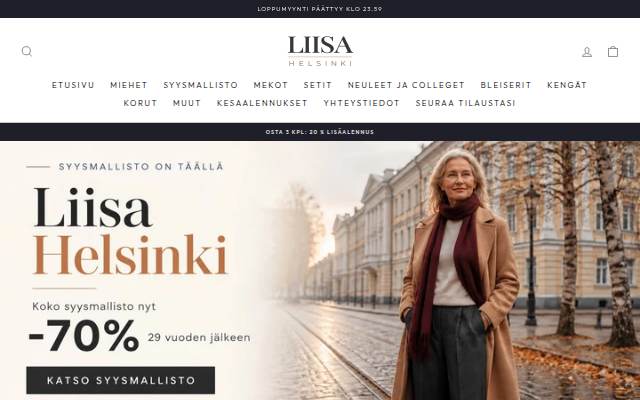 Online Store storefront
