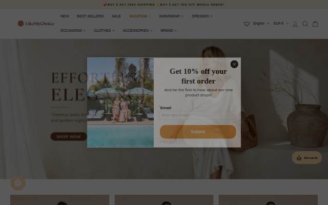 Likemychoice storefront