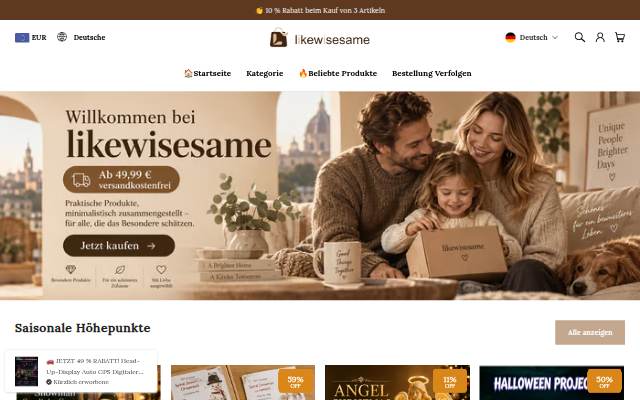 Likewisesame storefront