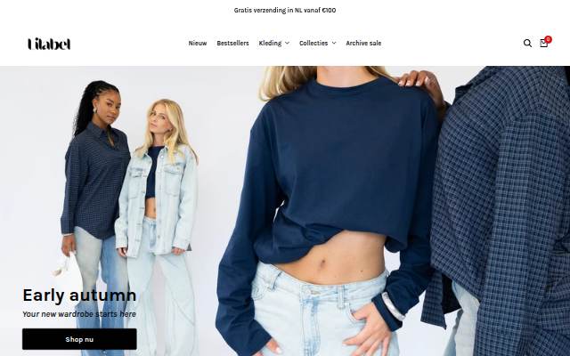 Lilabel storefront