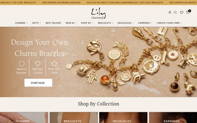 Lily Charmed storefront
