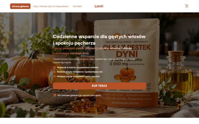 Startseite von Limfi