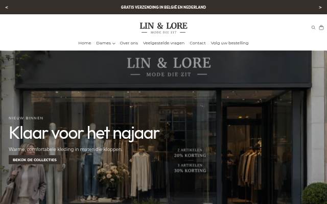 Lin &amp; Lore storefront