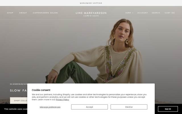 Line Markvardsen storefront