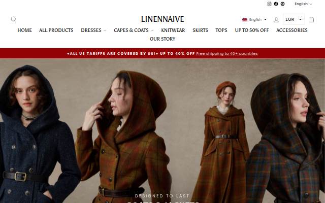 Linennaive storefront