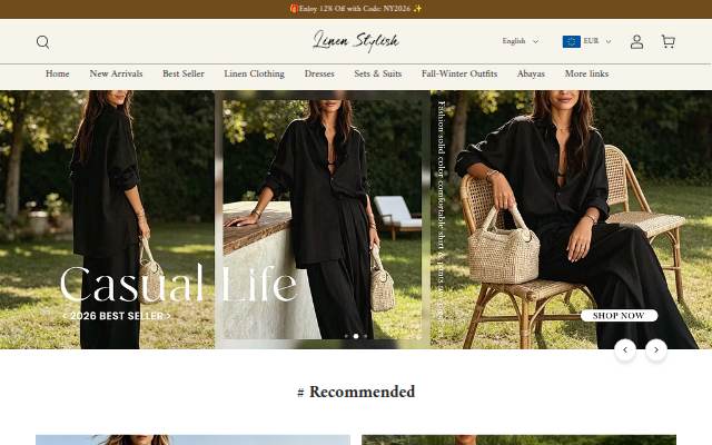 linenstylish storefront