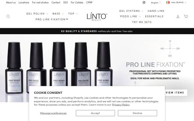 LiNTO™ beauty storefront