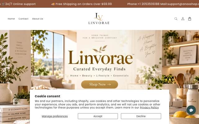 Linvorae storefront