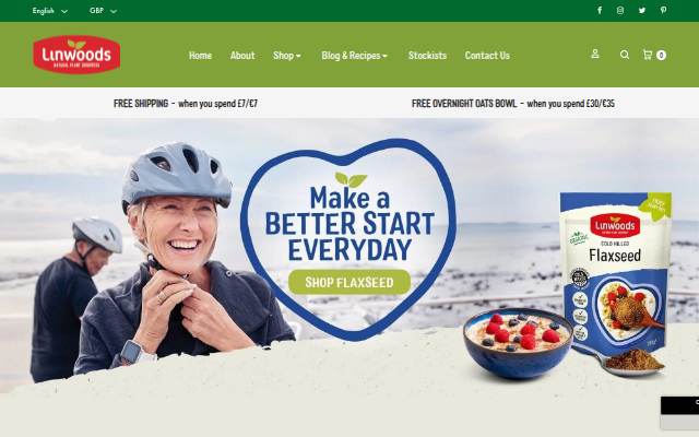 Linwoods Health Foods storefront