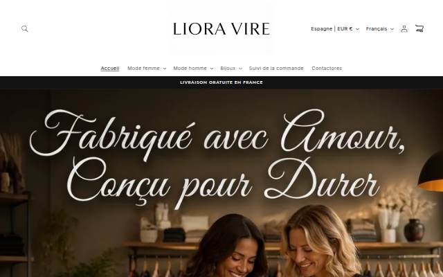 Liora Vire storefront
