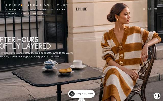 Liserie storefront