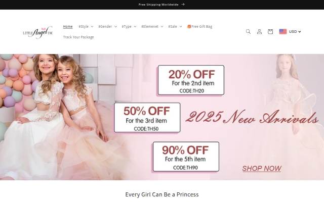 Littleangelinc_Store storefront