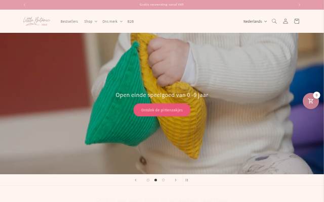 Startseite von Little Botanic label