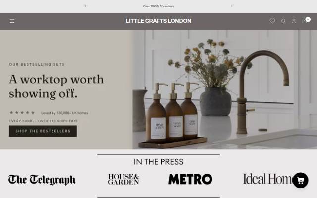 Little Crafts London storefront