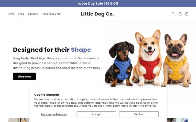 Little Dog Co. storefront