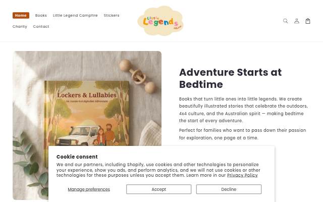 Startseite von Little Legends