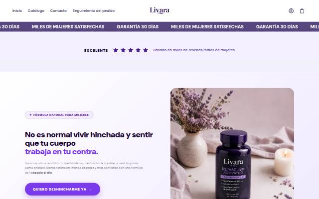 LIVARA storefront