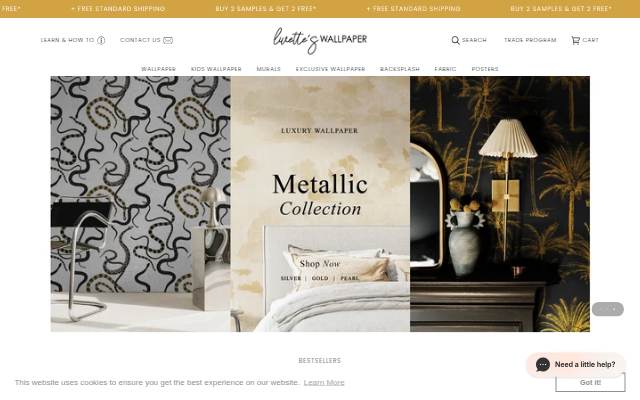 Livettes Wallpaper storefront