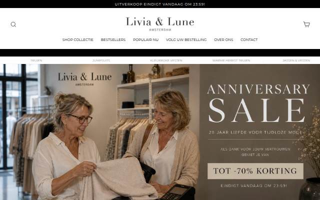 Livia &amp; Lune Amsterdam storefront