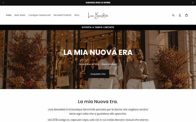 Livia Benedetti storefront