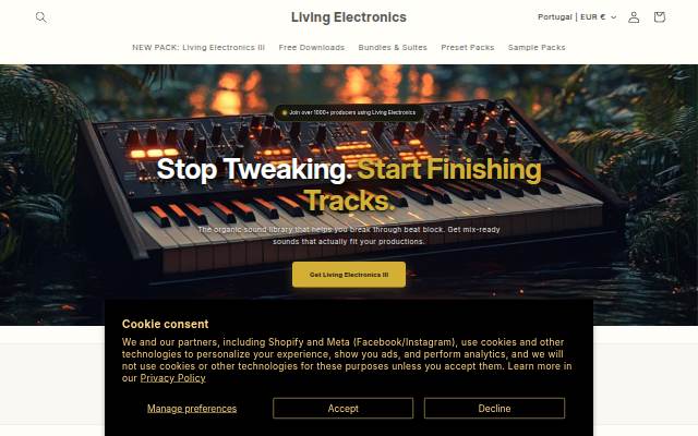 Living Electronics storefront