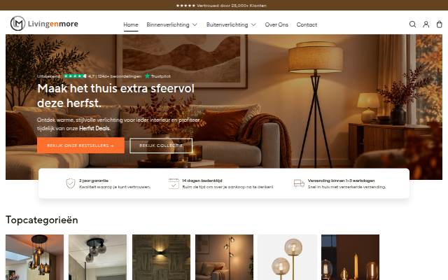 Living en More storefront