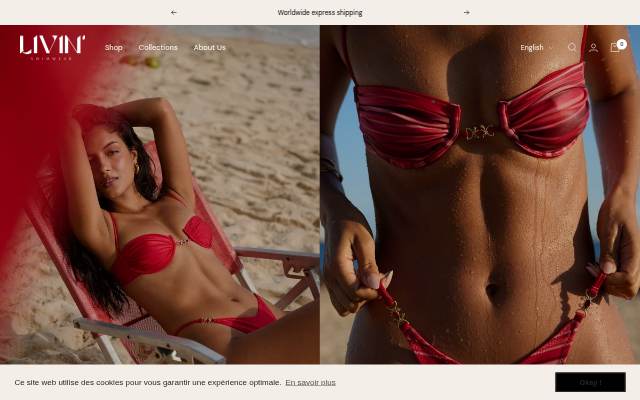 LIVIN' SWIMWEAR storefront