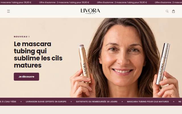 Startseite von LIVORA