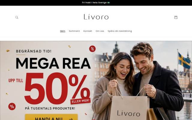 Livoro storefront