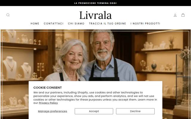 Startseite von LIVRALA