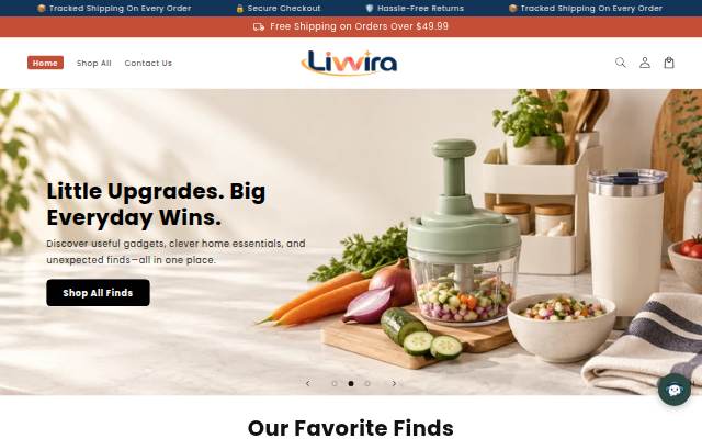 Livvira storefront