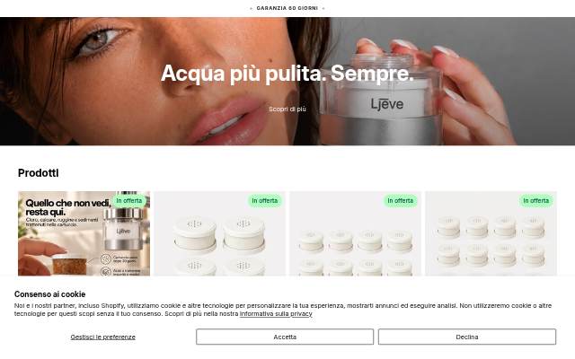 Ljēve™ | Pure Water Skin storefront