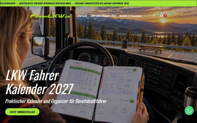 Startseite von FahrerLKW.DE