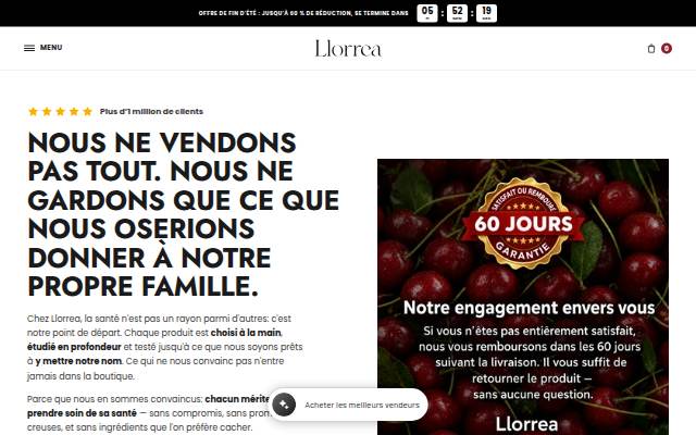 Llorrea storefront