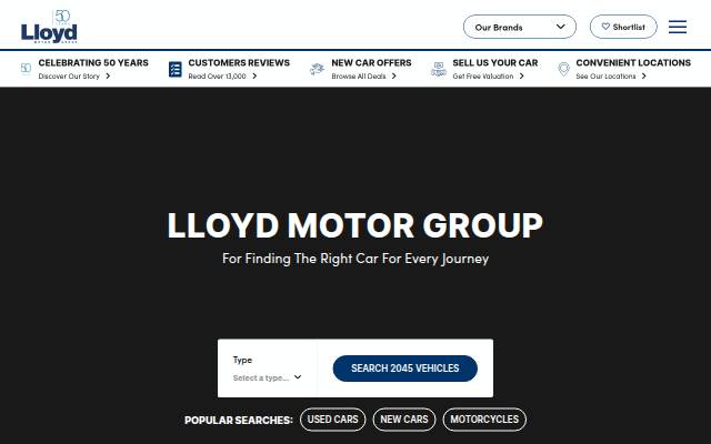 Montra da Lloyd Motor Group