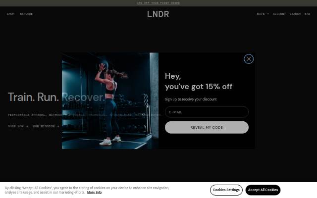 LNDR storefront