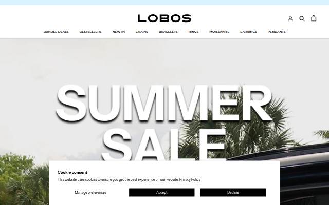 Lobosjewelry storefront