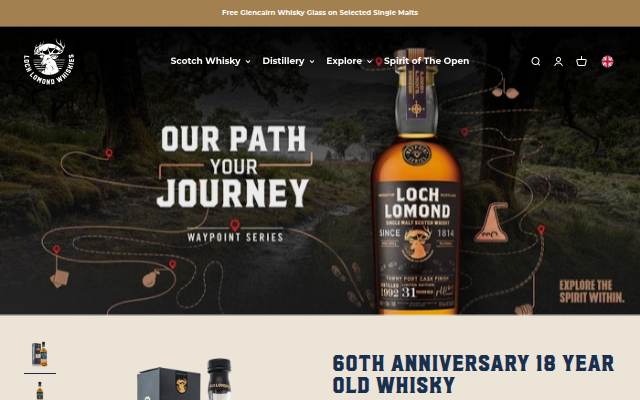 Loch Lomond Whiskies storefront