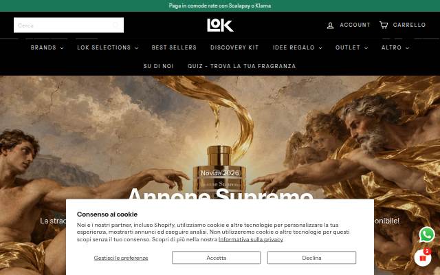 Lofficina Olfattiva Kosmetica storefront